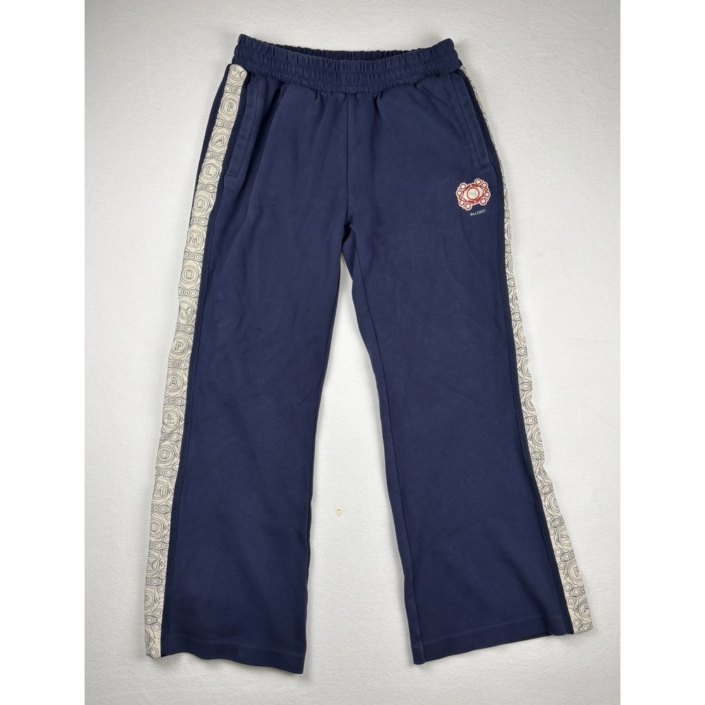 Puma x Palomo Spain Track‎ Pants XL Navy Blue Logo Side Stripe Joggers Collab